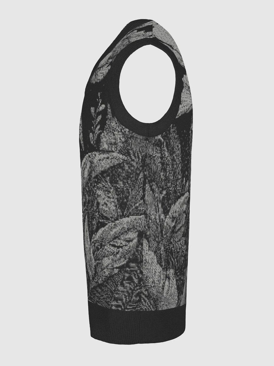 Noir Jungle Knitted V-Neck Vest product image (26)