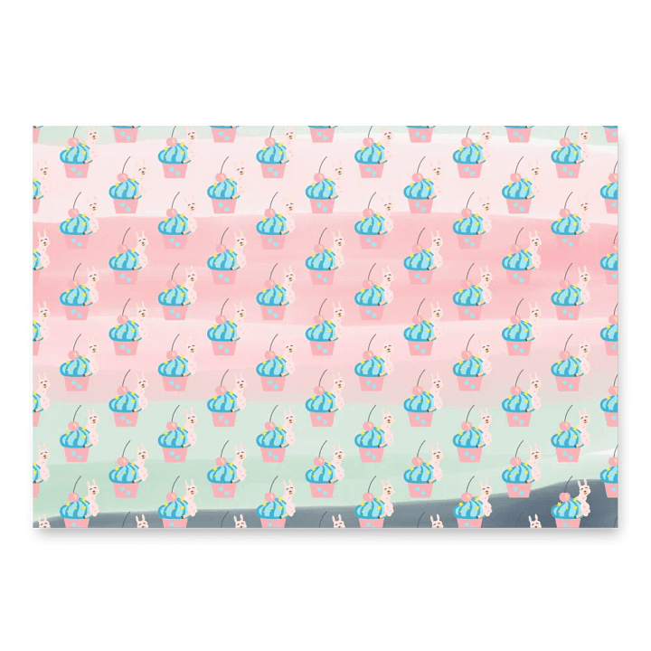 Whimsical Llama Fantasy Wrapping Paper Set product image (2)
