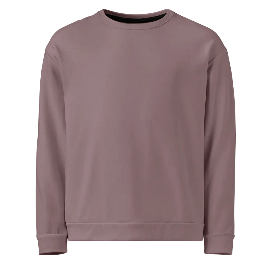 Plain Mauve Soft Summer Unisex Recycled Polyester Heavyweight Premium Sweatshirt by Treasure Pie product image (1)