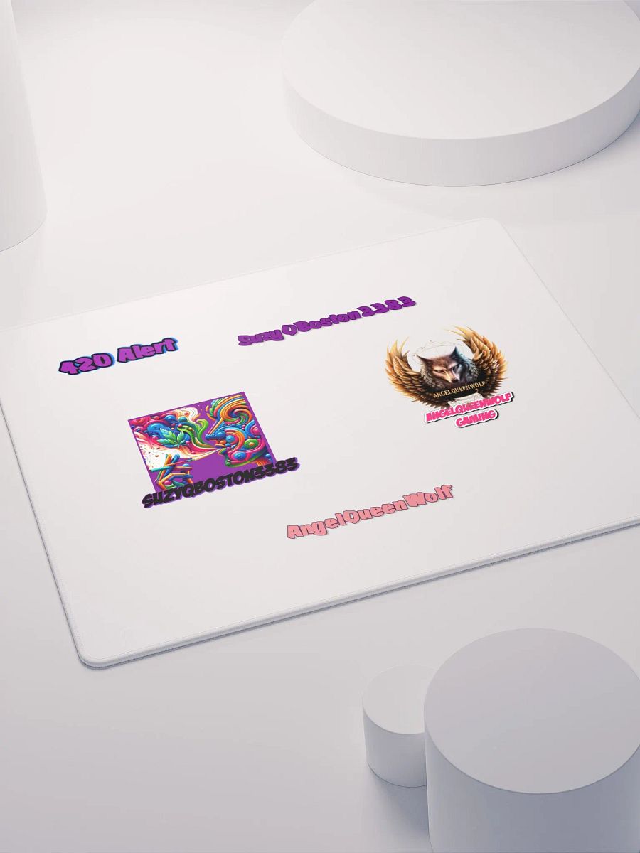 SuzyQBoston and AngelQueenWolf Gaming Realm Mouse Pad product image (4)