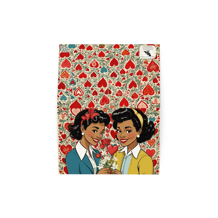Lesbe Valentines, Sweet Vintage Love Card product image (19)