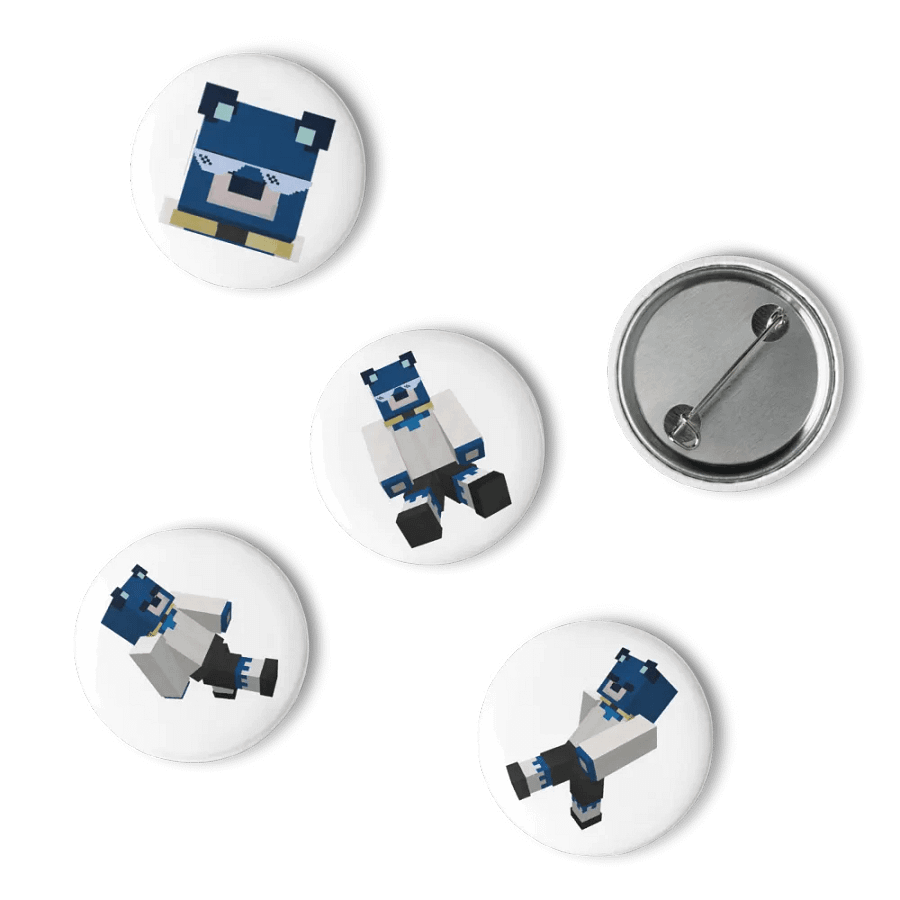Minecraft Set of Pin Buttons product image (10)
