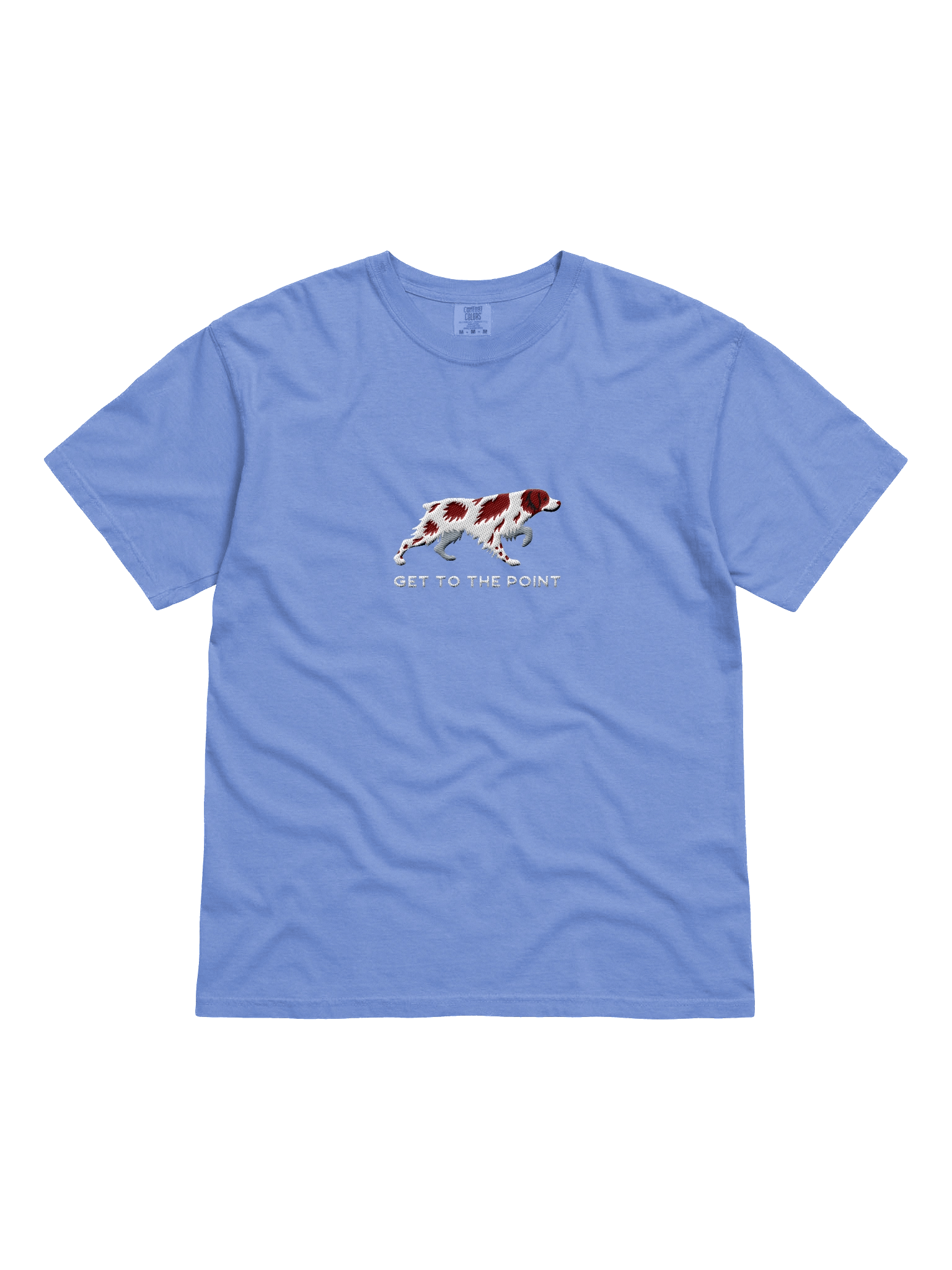 Get to the Point T-Shirt(Embroidered) of a Brittany Spaniel(Liver & White) product image (31)