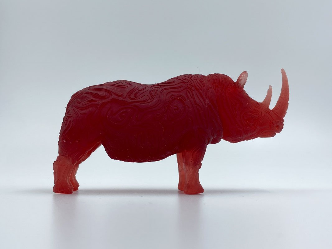 Rhino Morphogenesis- Cherry Red Gummy Rhino product image (2)