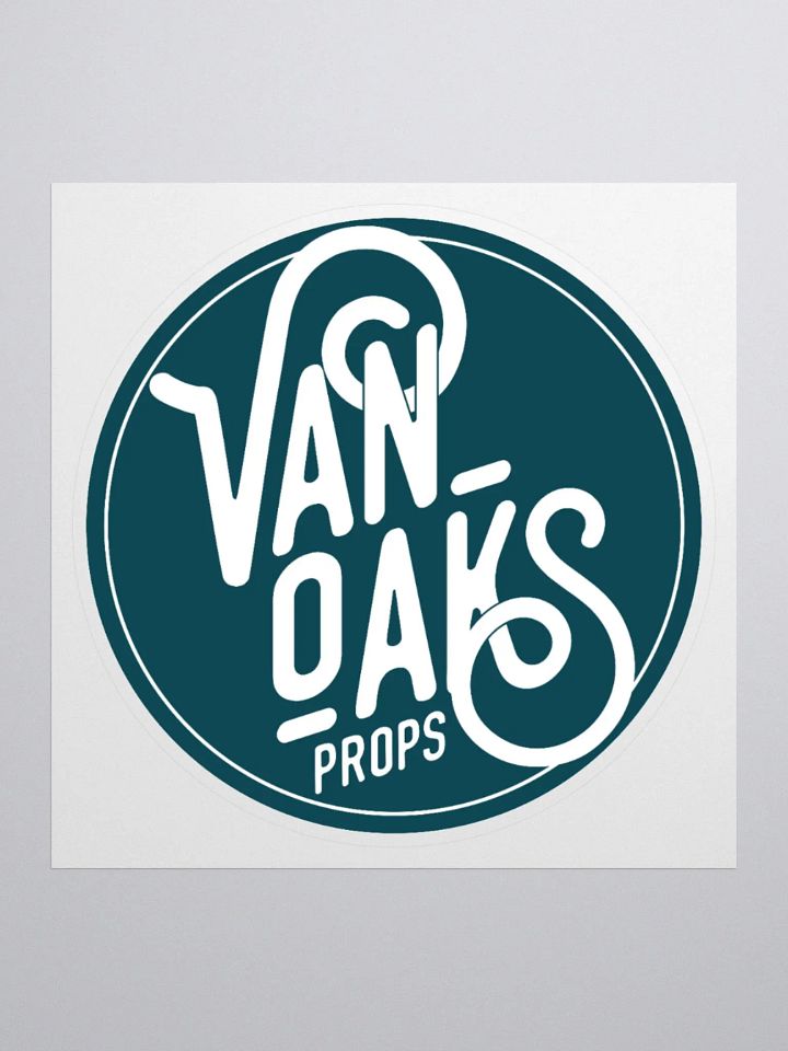 VanOaks Props Classic Logo Decal - Teal product image (2)