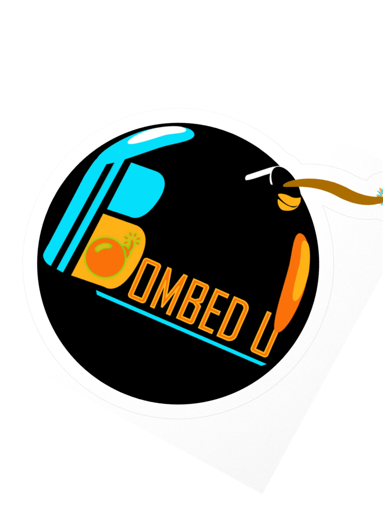 BOMBED U Logo Sticker product image (2)