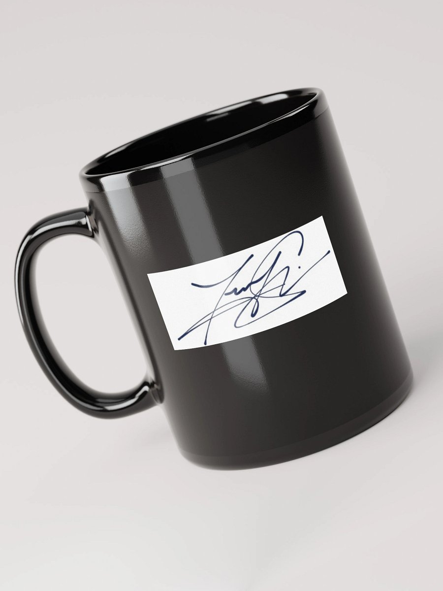 Tony Saiz Signature Logo Black Glossy Mug (2025) product image (5)