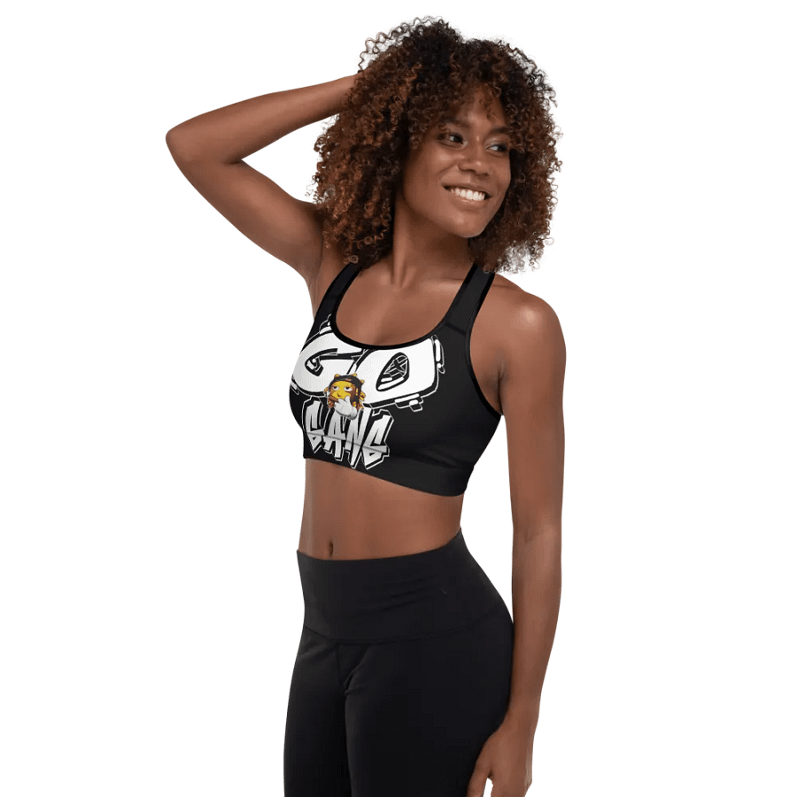 GO GANG SPORTS BRA "BLACK" product image (5)