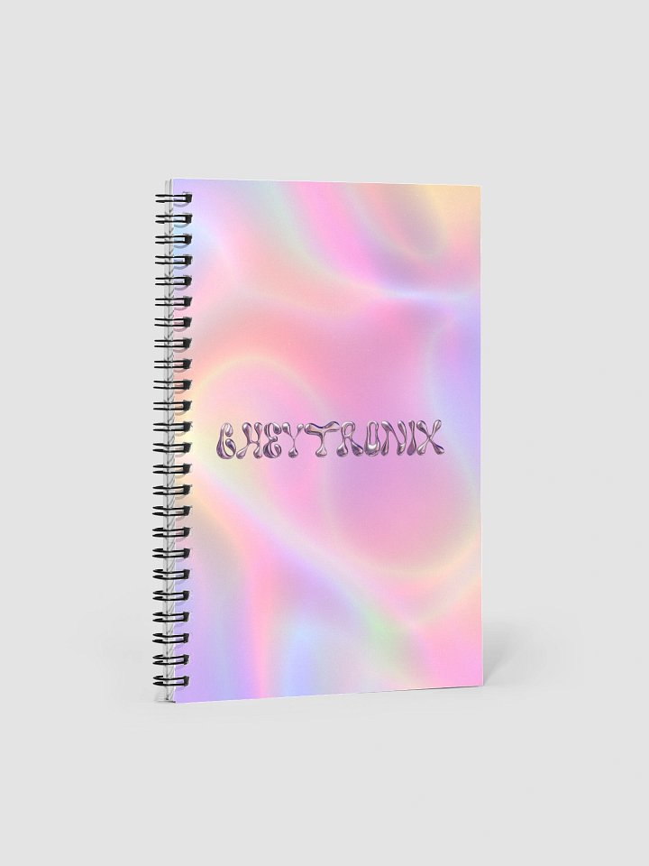 Liquid Metal Spiral: Customizable Notebook product image (1)