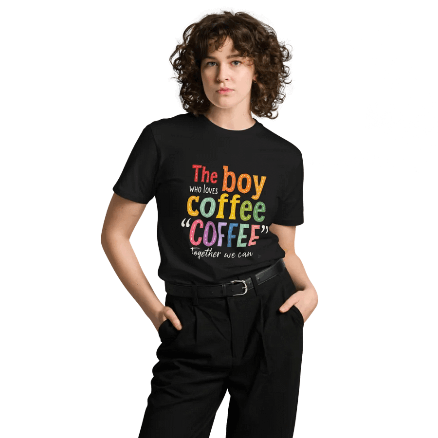 Coffee Lover's Typography T-Shirt product image (8)