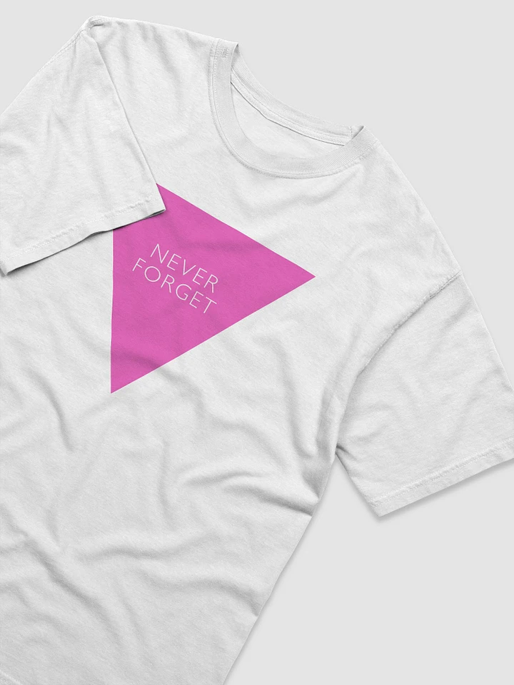 Pink Triangle = Never Forget - T-Shirt product image (2)