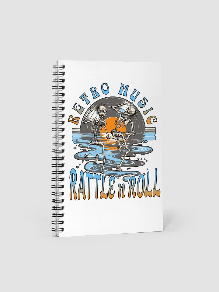 Retro Music Rattle n Roll Dance Spiral Notebook product image (1)