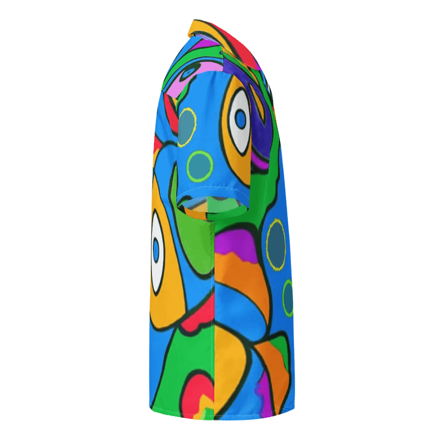 Psychedelic Ocean Waves Hawaiian Shirt product image (5)