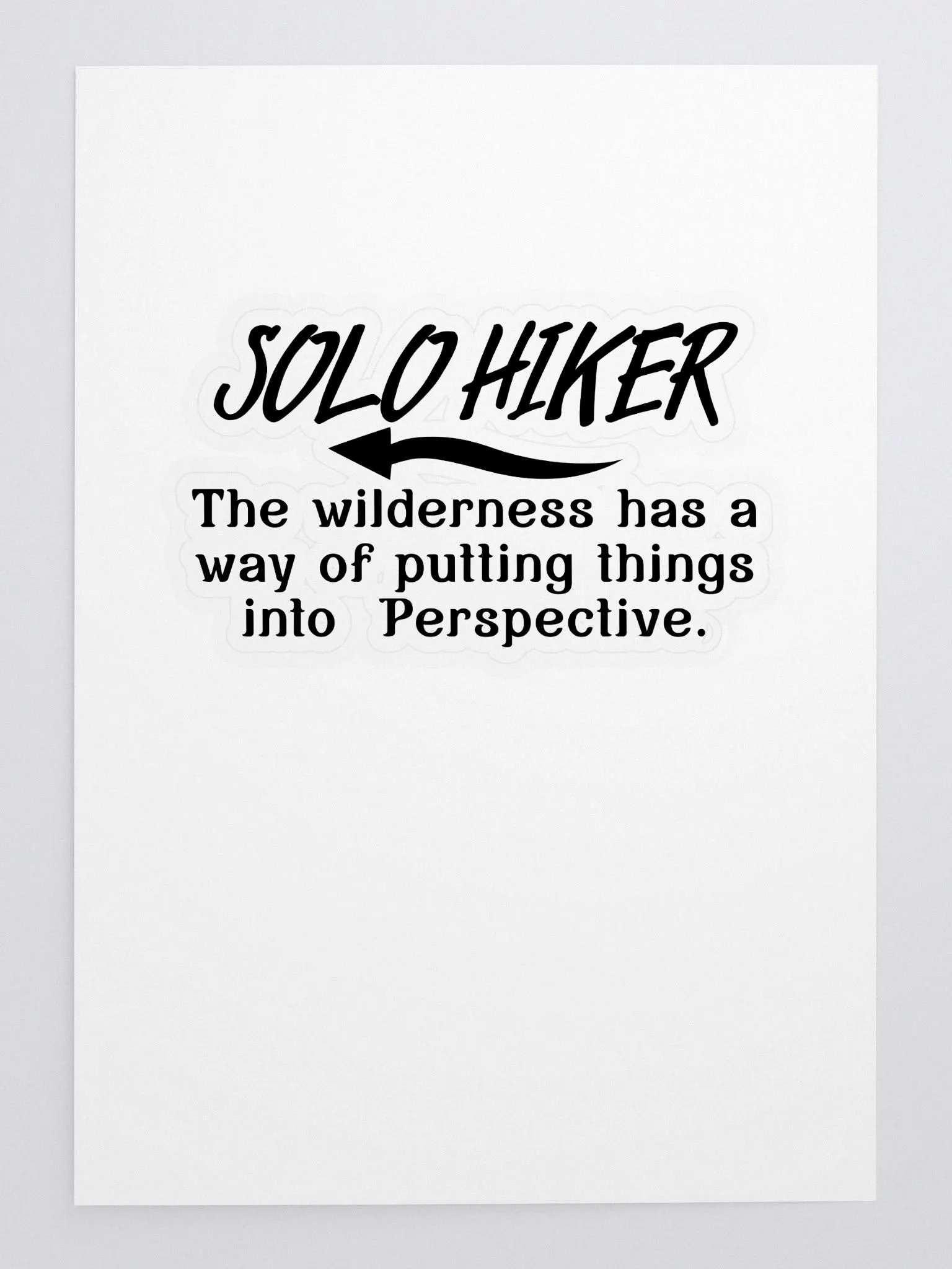 The wilderness has a way of putting things into perspective. product image (3)