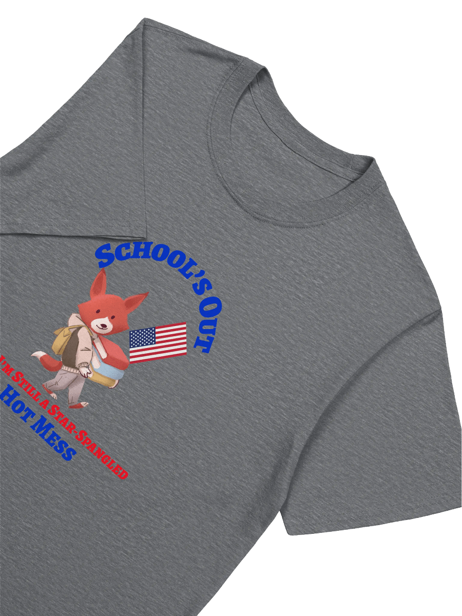 Hot Mess Fox Unisex T-Shirt product image (21)