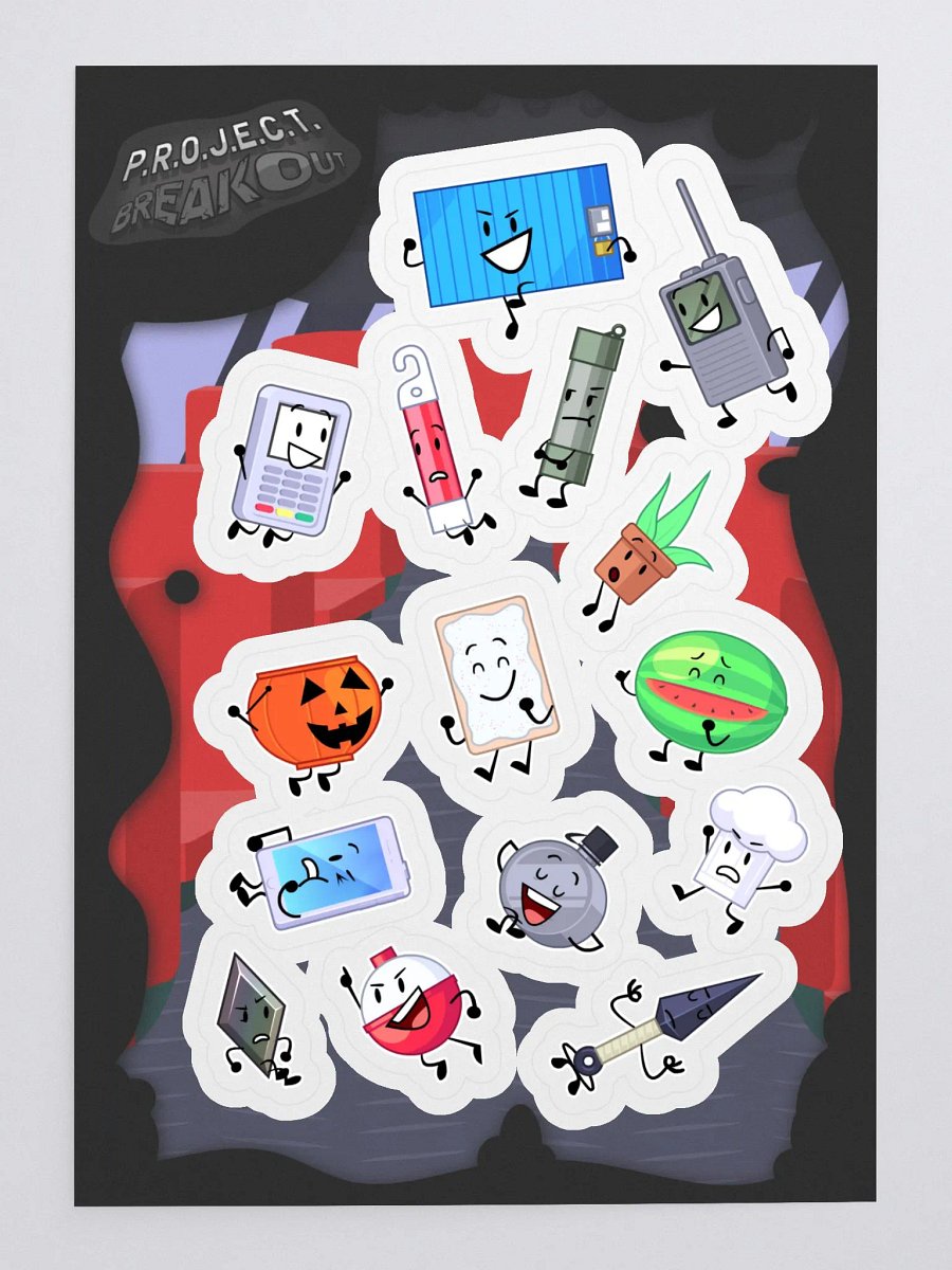 Project: Breakout Sticker-Sheet product image (3)