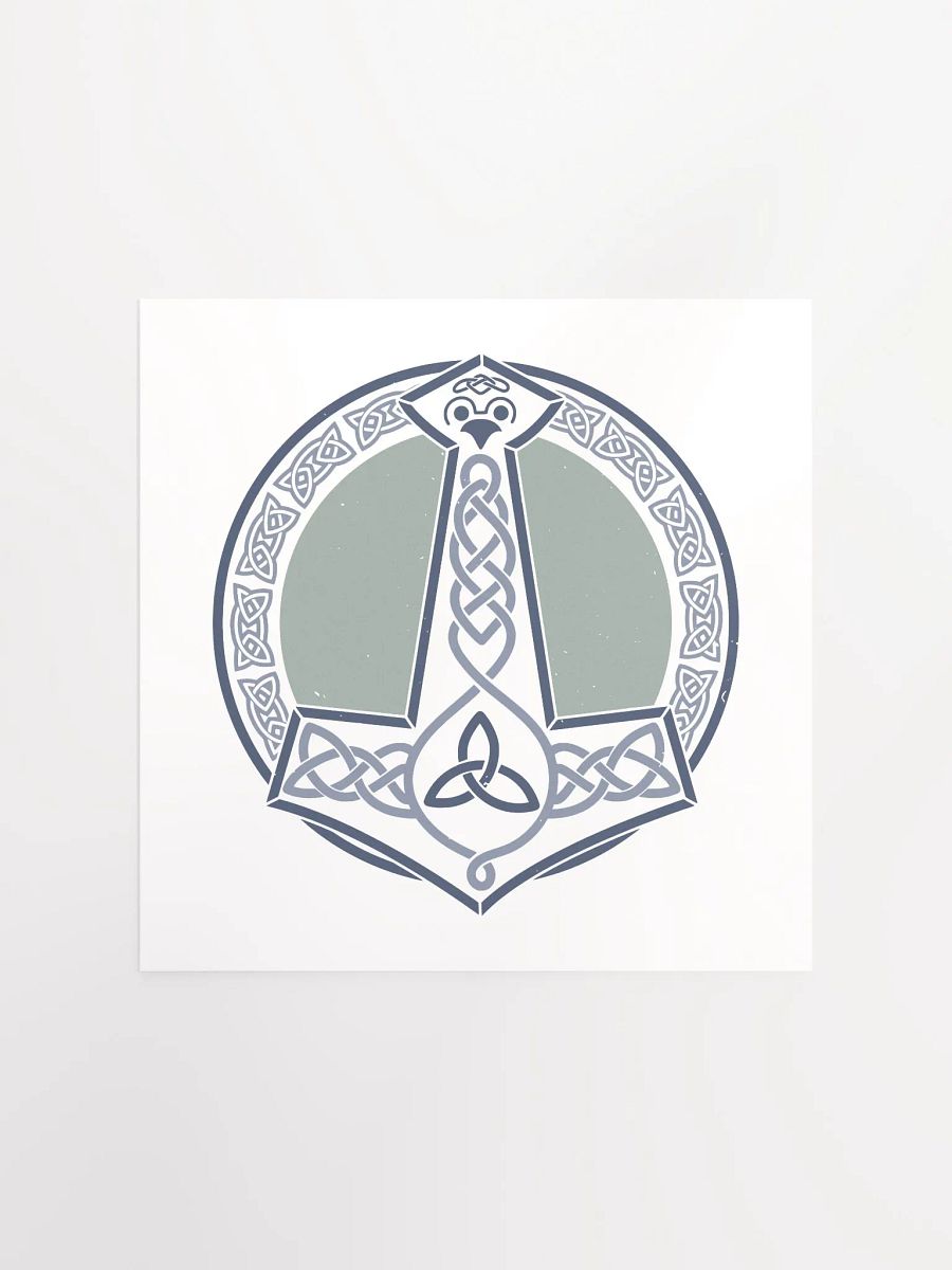 Blue Mjölnir Poster product image (3)