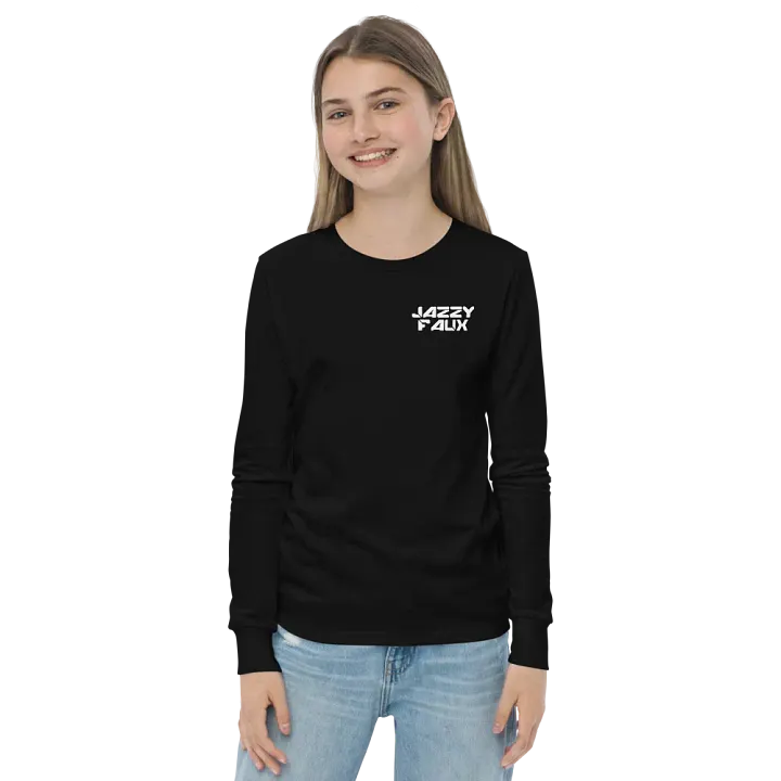 Kids Size "JazzyFaux" Long Sleeve T-Shirt product image (2)