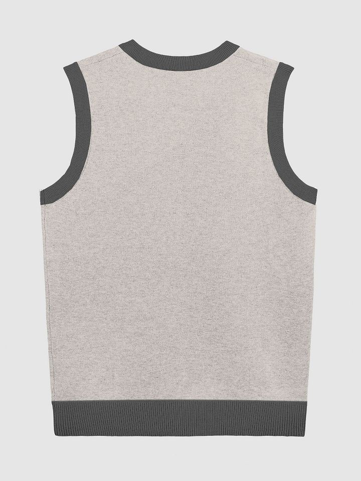 Floral Pekingese Knitted V-Neck Vest product image (6)