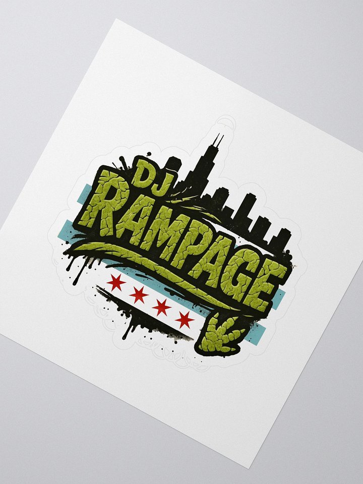 DJ RAMPAGE DINO STICKER product image (2)