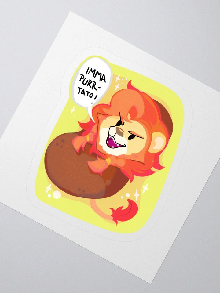 Male Ah'Lina Potato Sticker product image (5)