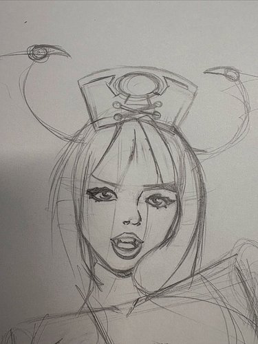 We’ve got a new pinup in the works! This time it’s a collab with the wonderful cosplayer, @usatamecosplay!

#brimstonestudios...