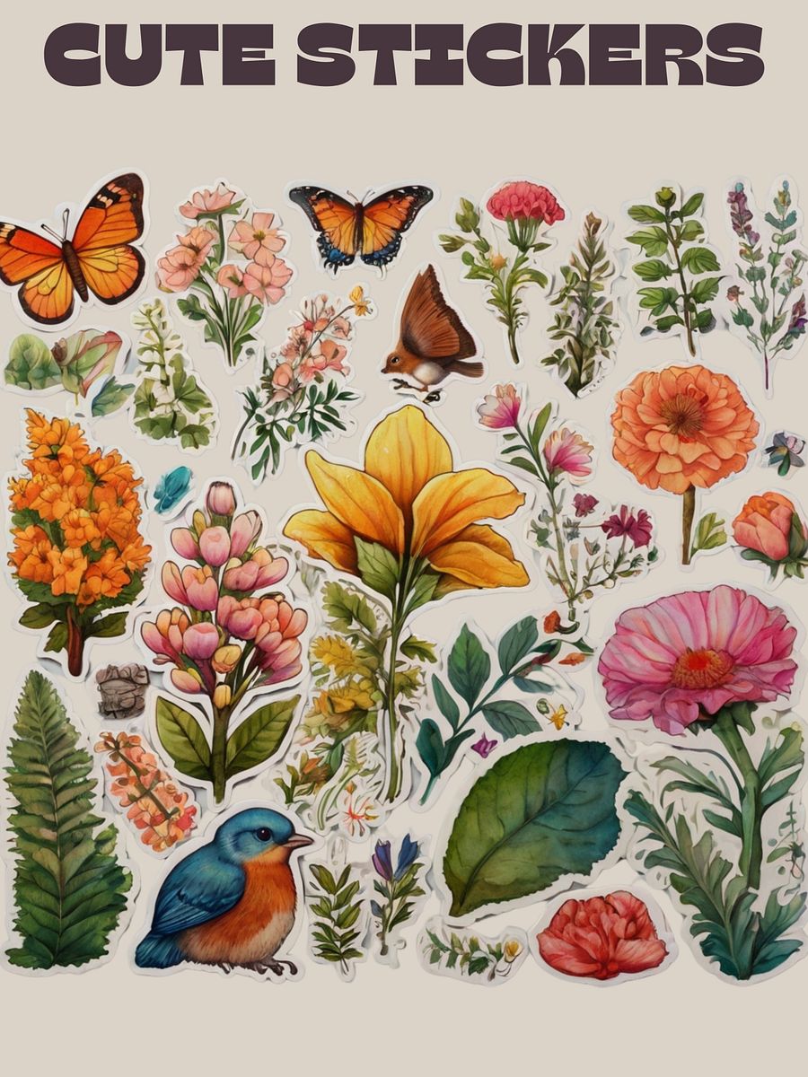 Cute Printable bundle Sticker Sheets product image (5)