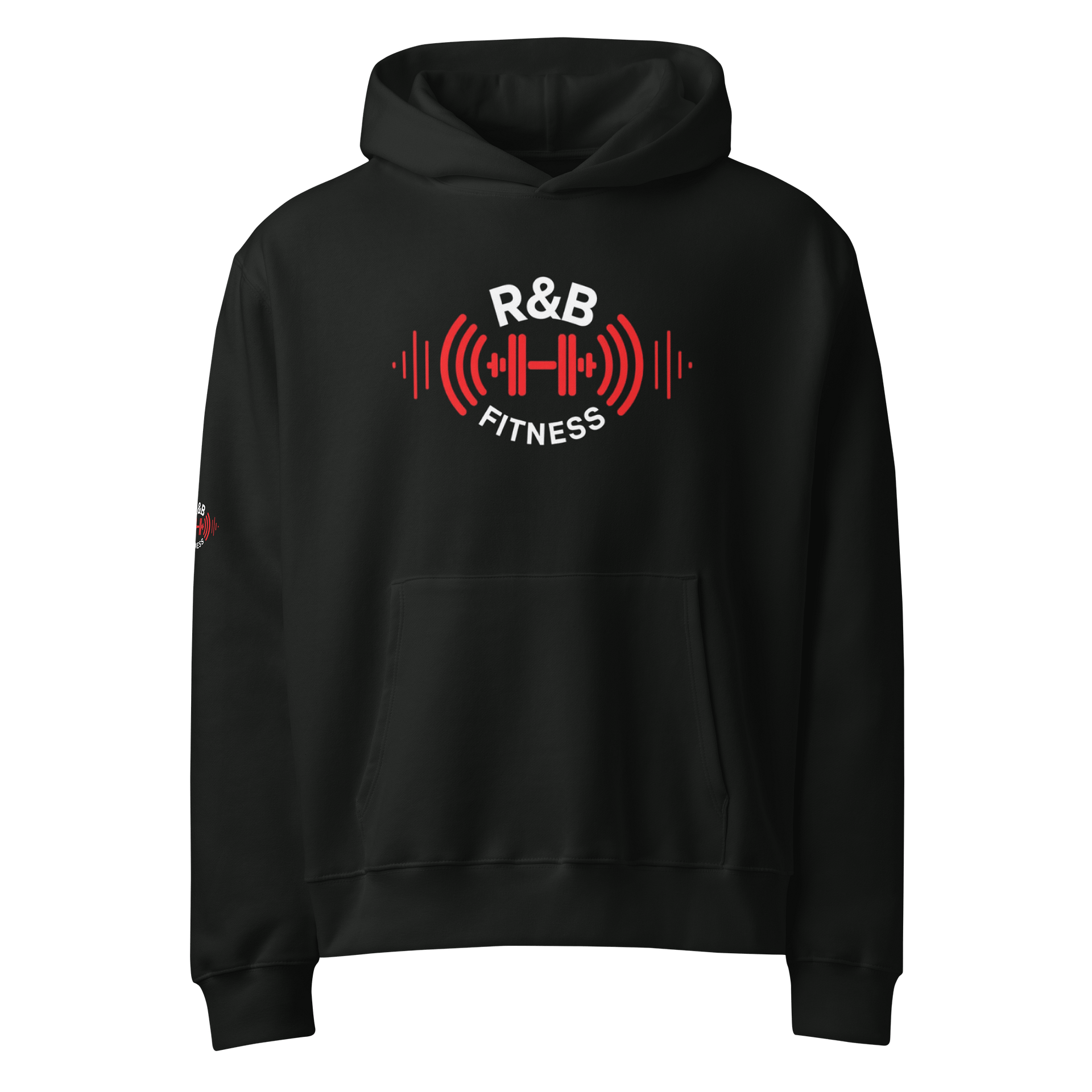 R&B Fitness Minimal Logo Oversized Hoodie product image (1)