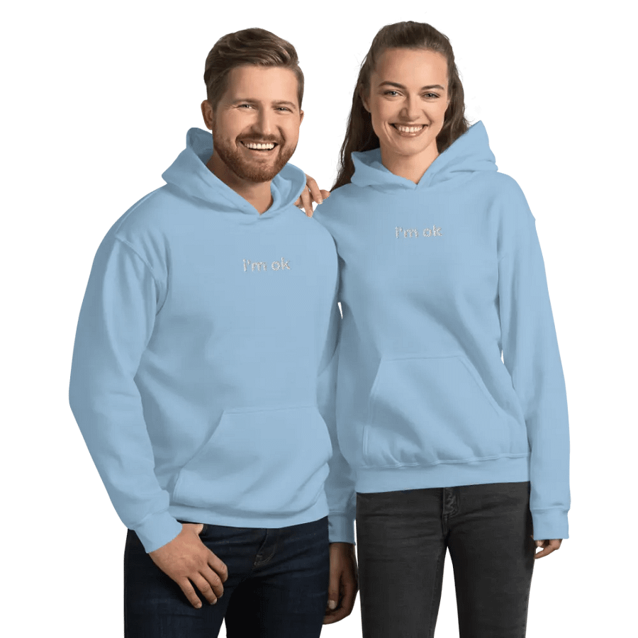i'm ok mixed hoodie plus size product image (9)