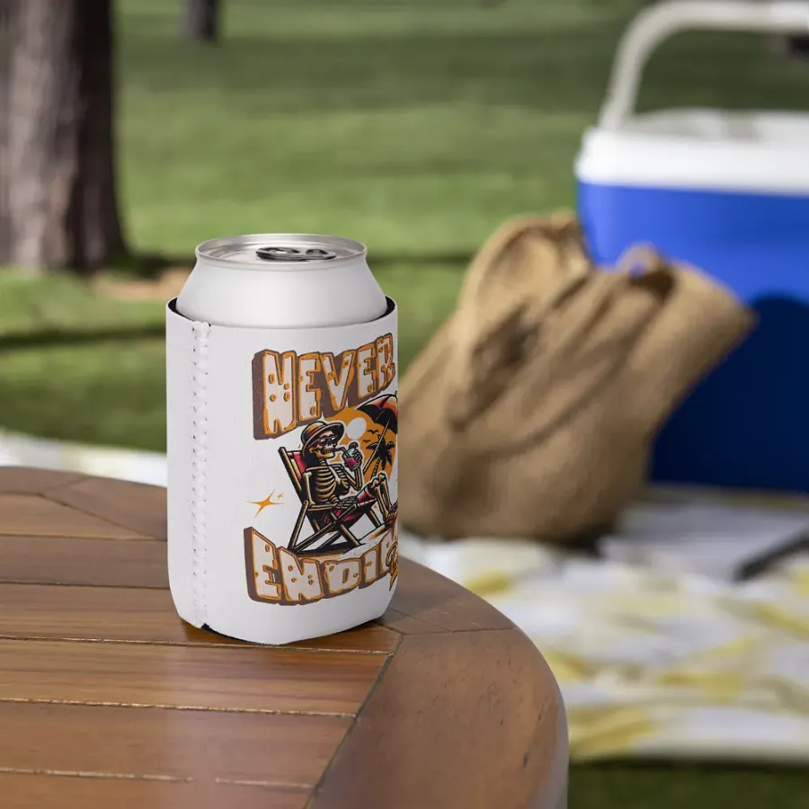 Never Ending Vibes Skeletal Sunset Coozie product image (6)