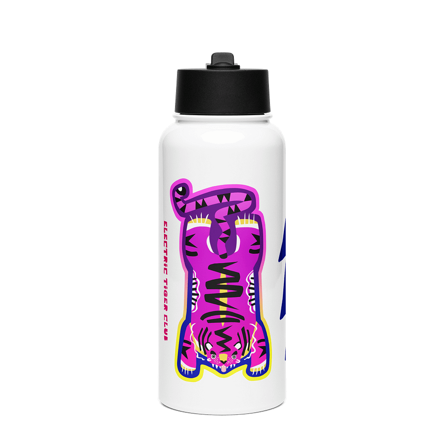 Pink Electric Tiger - Travel Mug Thermos product image (1)