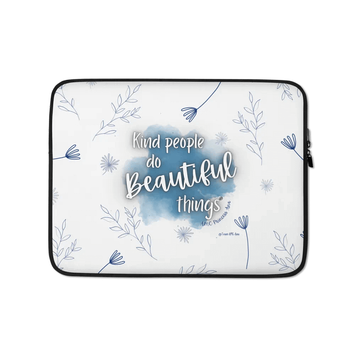 KPDBT - White/Blue Laptop Sleeve product image (1)
