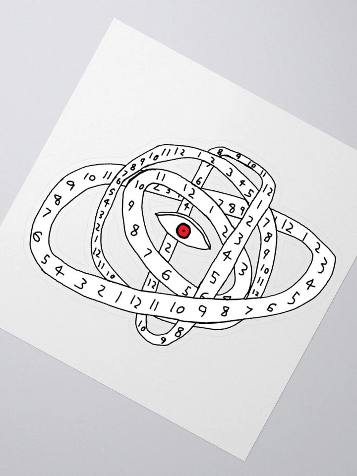 Biblically Accurate Clock Sticker product image (6)