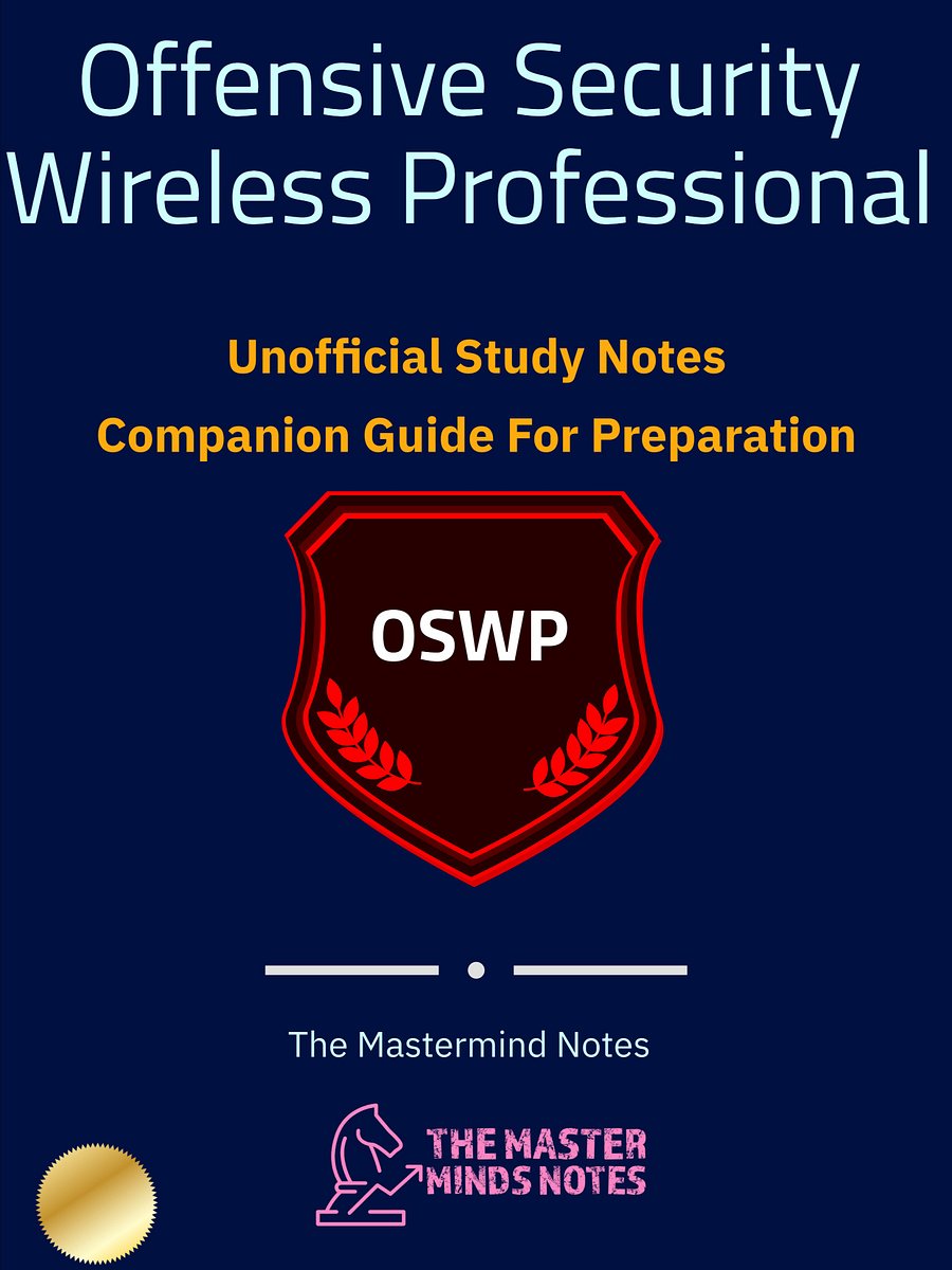 Offensive Security Wireless Professional Study Notes (Unofficial) product image (1)