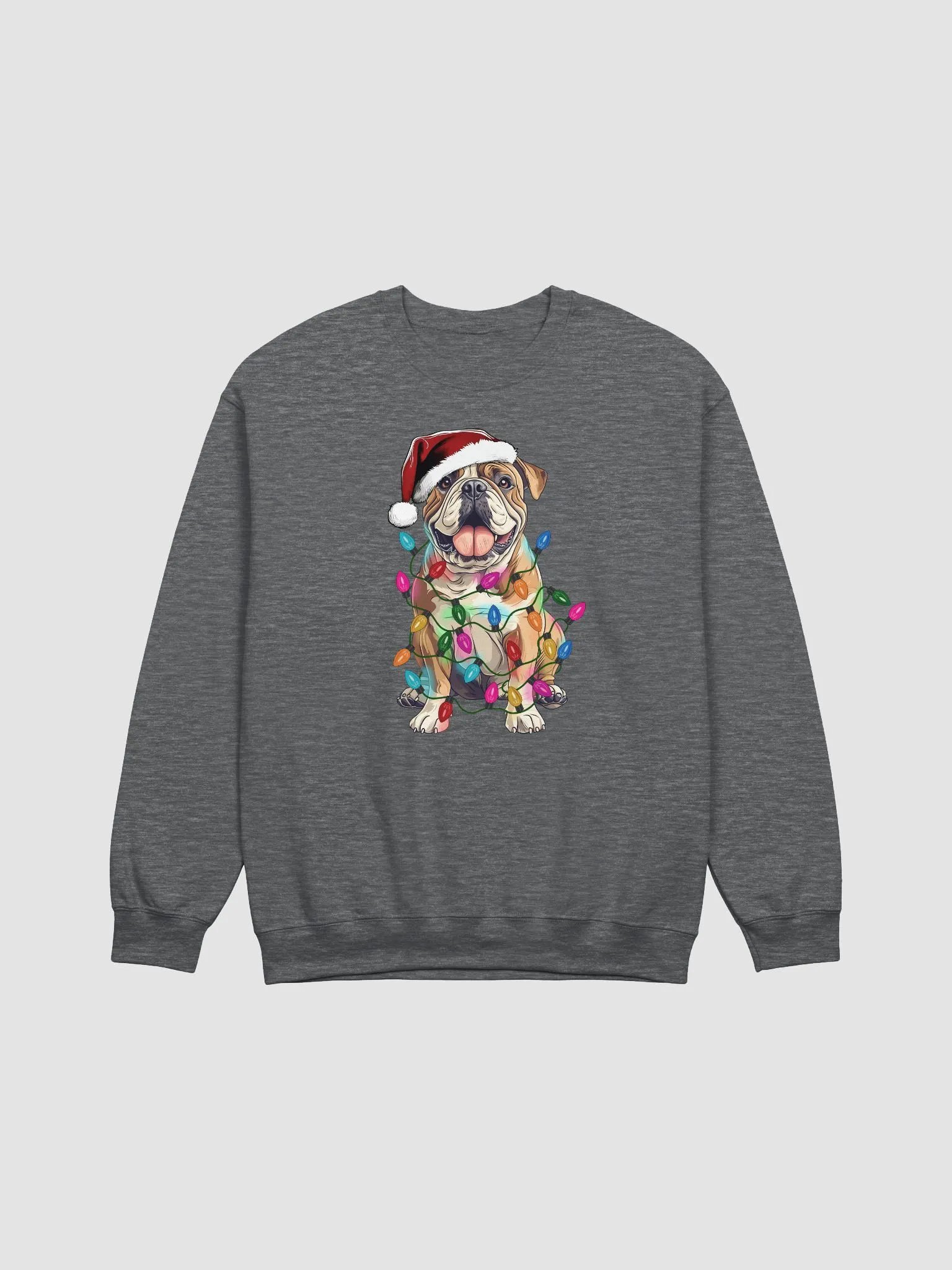 Funny English Bulldog(Fawn) Christmas Sweatshirt product image (3)
