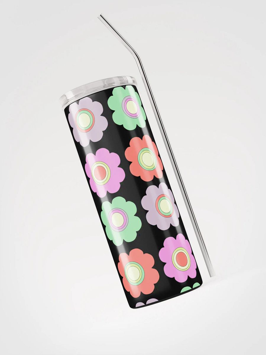 20 oz Stainless Steel Thermos cup, leak proof cup lid, Blossom Delight Tumbler Mug Flasks product image (3)