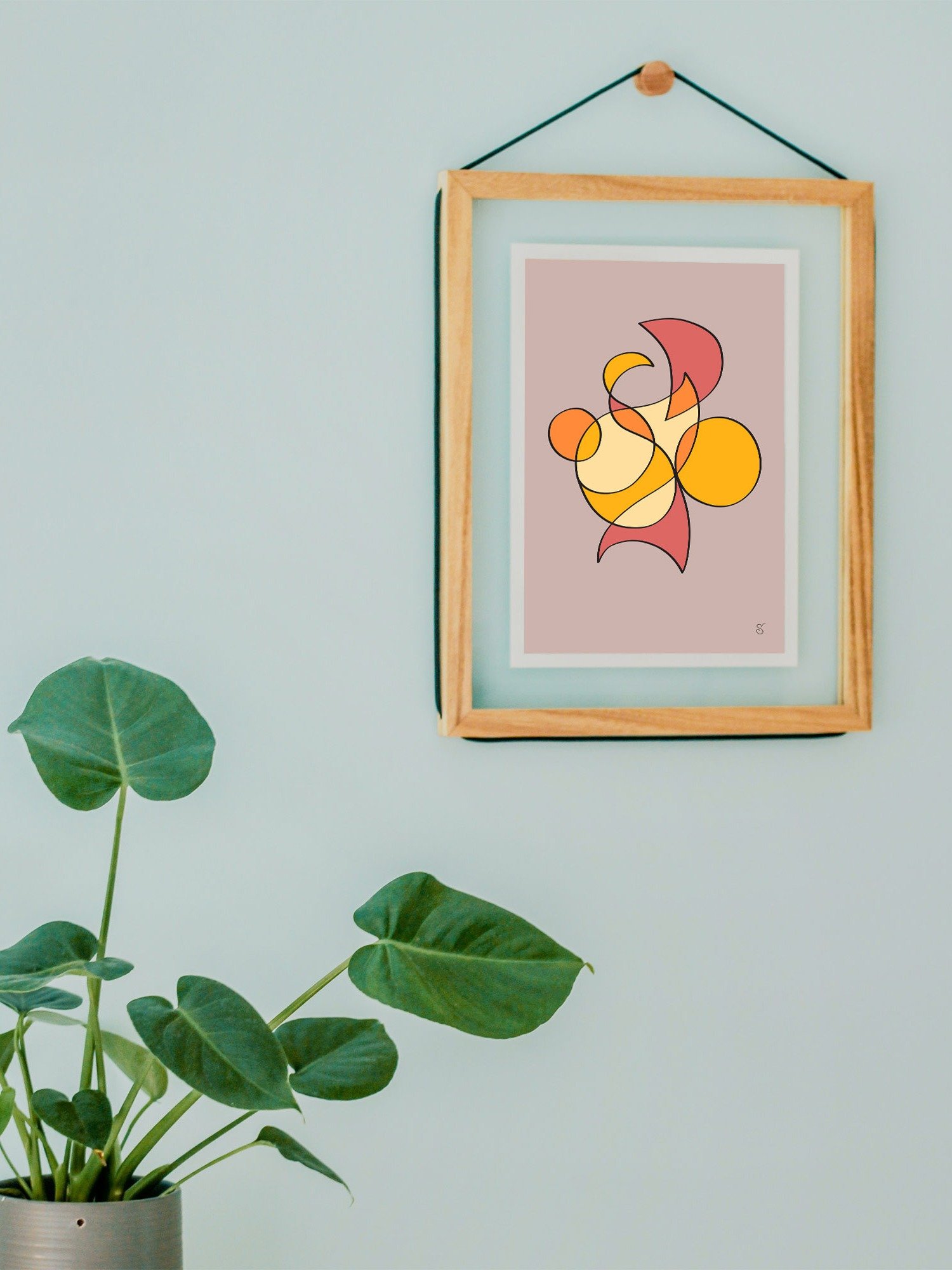Vibrant Matte Poster Print - Abstract Image No. 6 product image (6)