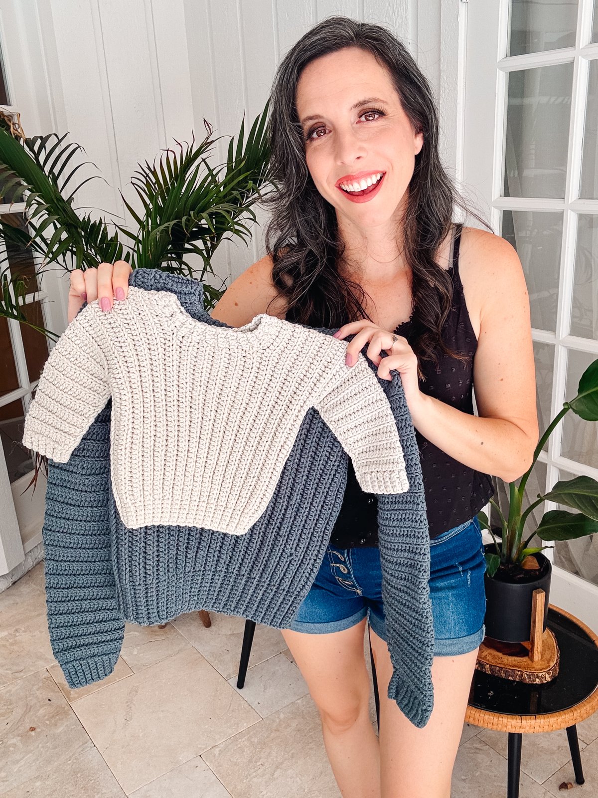 Easy Cuff to Cuff Crochet Child Sweater Pattern - Made in One Piece! product image (3)