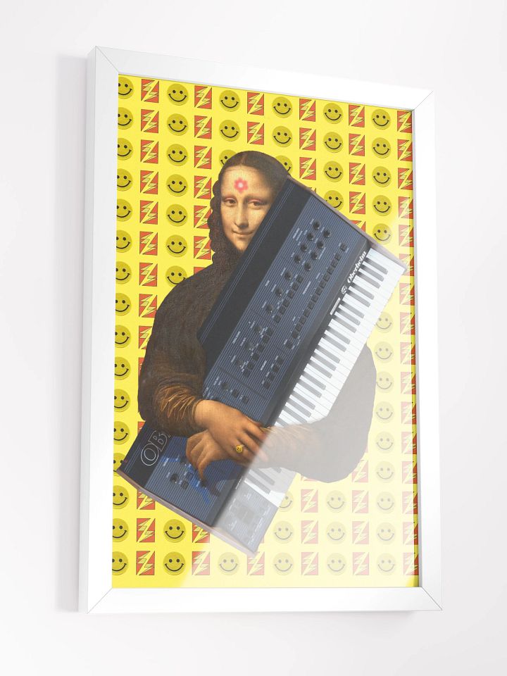 moBNa liXA oberheim ob-xa tribute, by Frank Fonik, Techno EDM Framed High Quality Matte Poster product image (1)