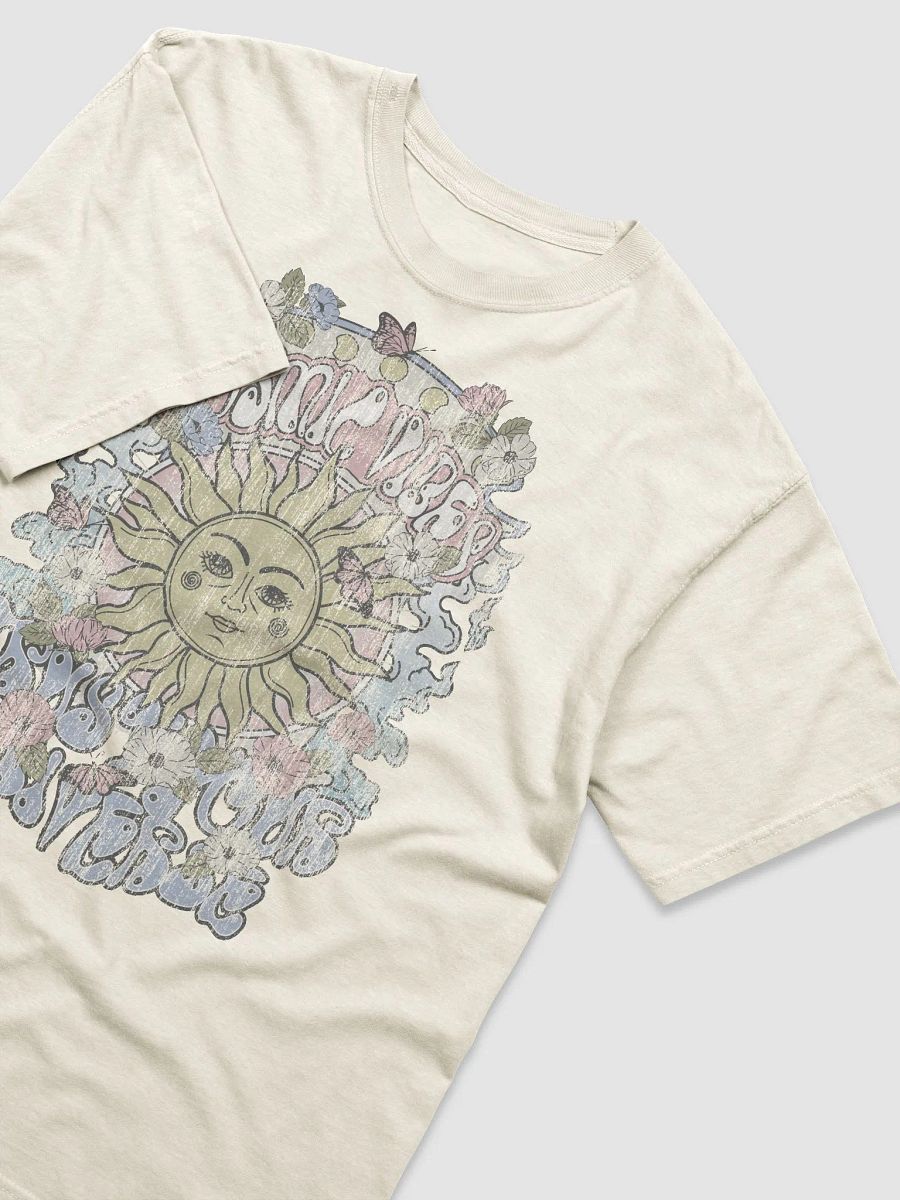 Cosmic Vibes, Desert Travel Tee | Retro-Style Psychedelic and Western Hippie T-Shirt for Travel and Road Trips product image (3)