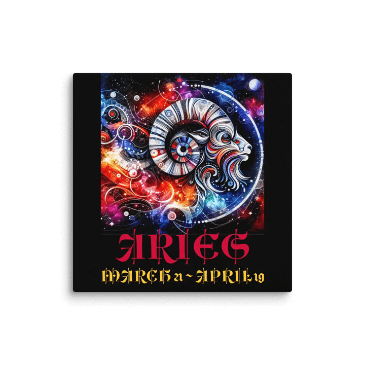 ARIES Zodiac Canvas Print product image (1)