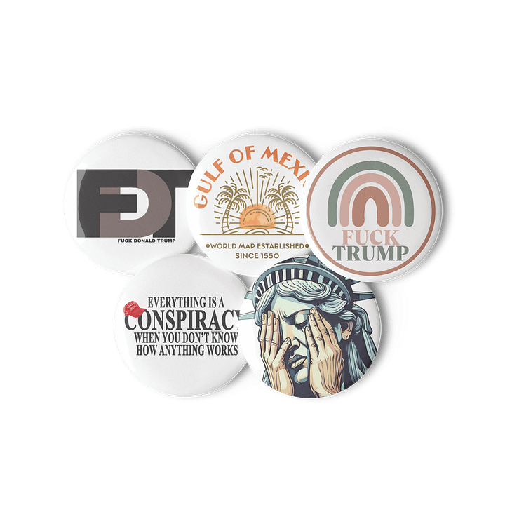 Democratic Political Smorgasbord Pack 4 Buttons Pins - Being Liberal product image (1)