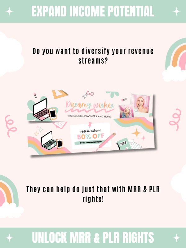 Whimsical MRR/PLR Etsy Banner Templates product image (7)