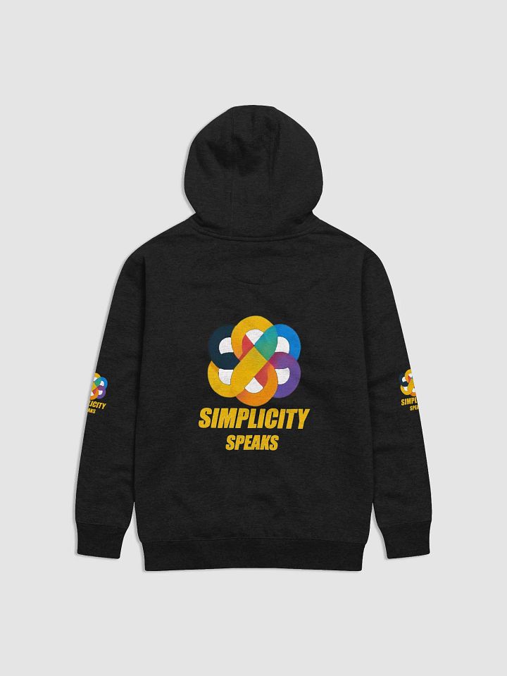 Simplicity Speaks Interlocking Ribbon Hoodie product image (20)