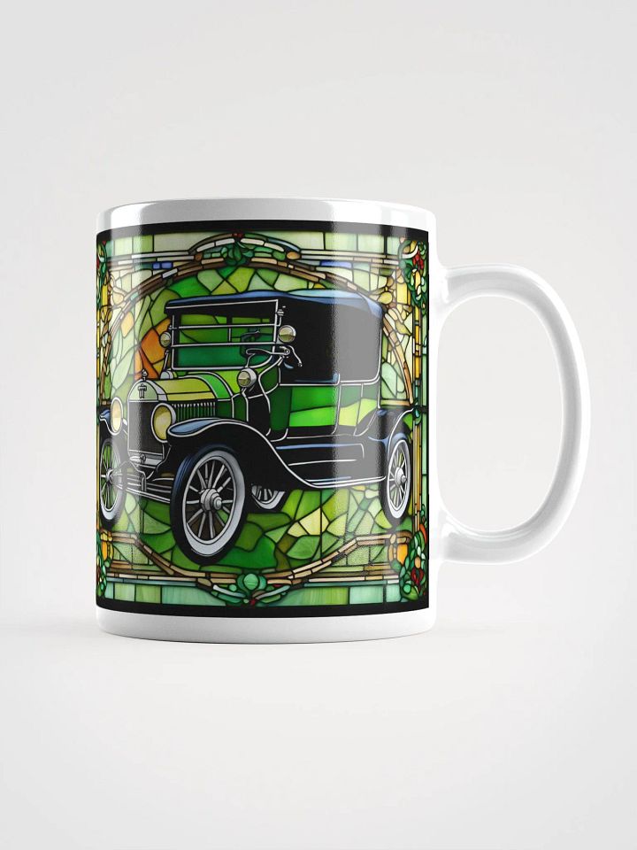 #002 Model-T Green Stained Glass Mug product image (2)