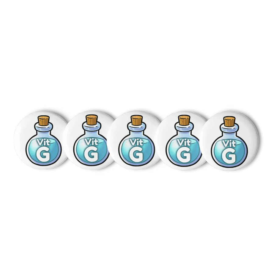 Vitamin G Pin Button Set product image (2)