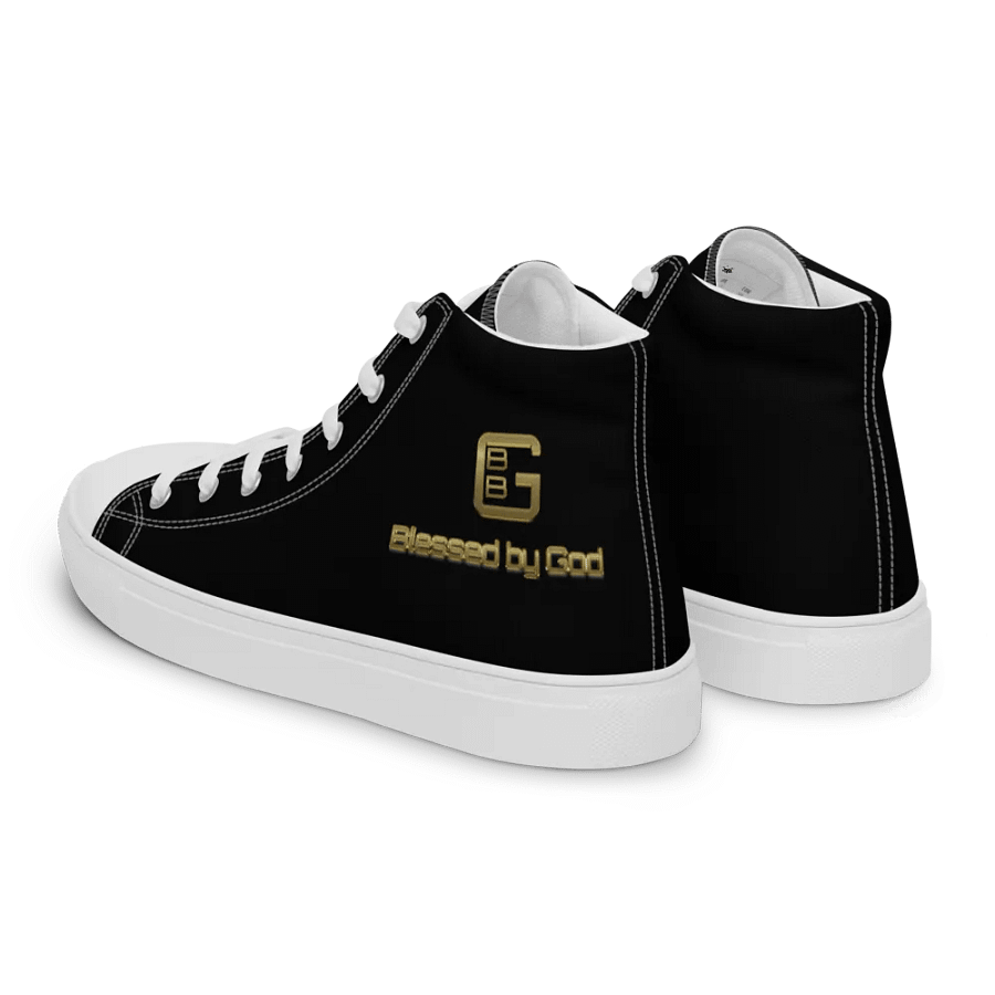 Blessed by God Black High Tops V2 product image (3)