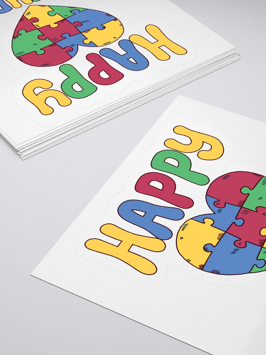 Happy Birthday (Autism Awareness) Sticker product image (12)