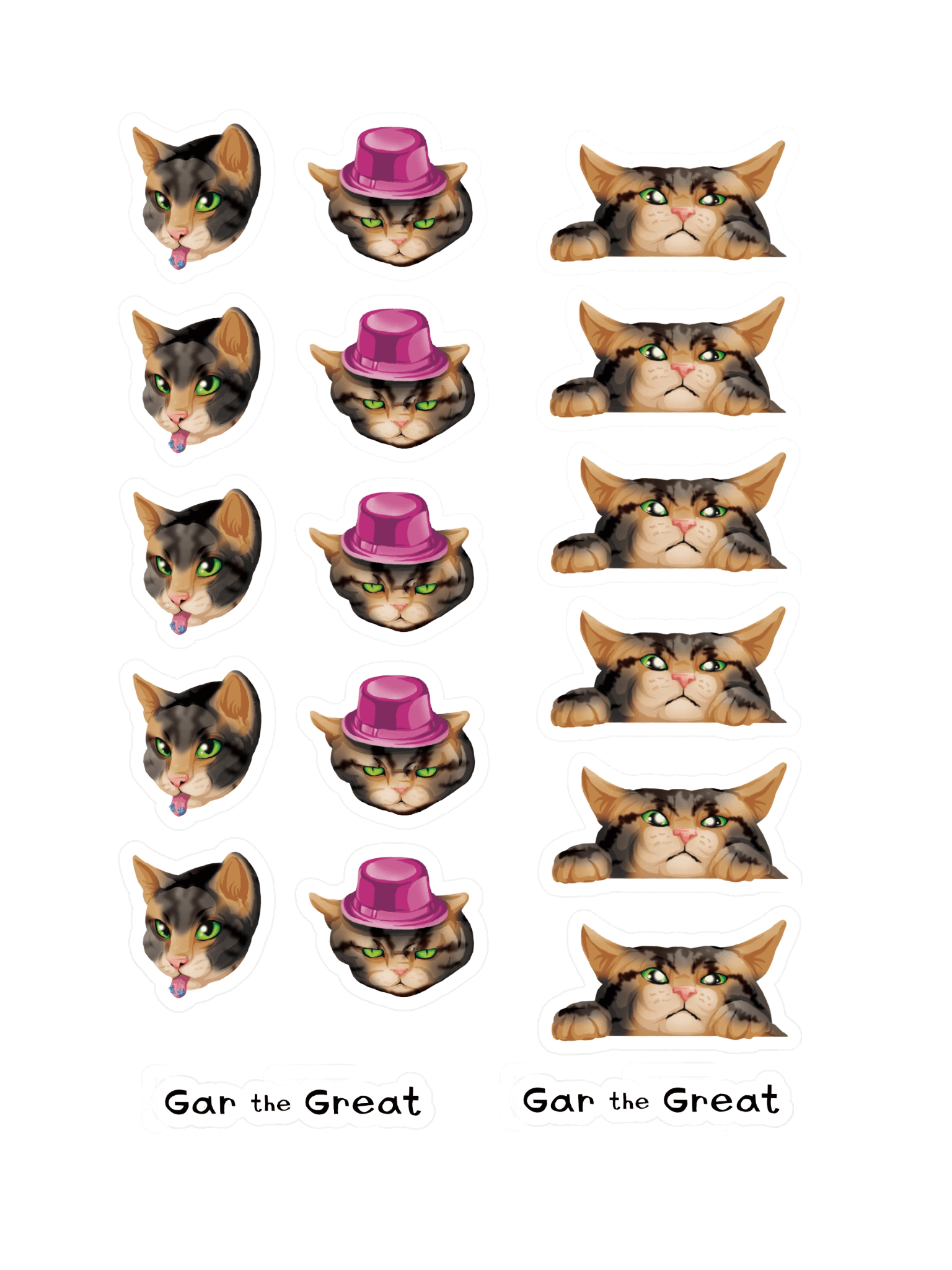 Gar the Great Sticker Sheet product image (3)