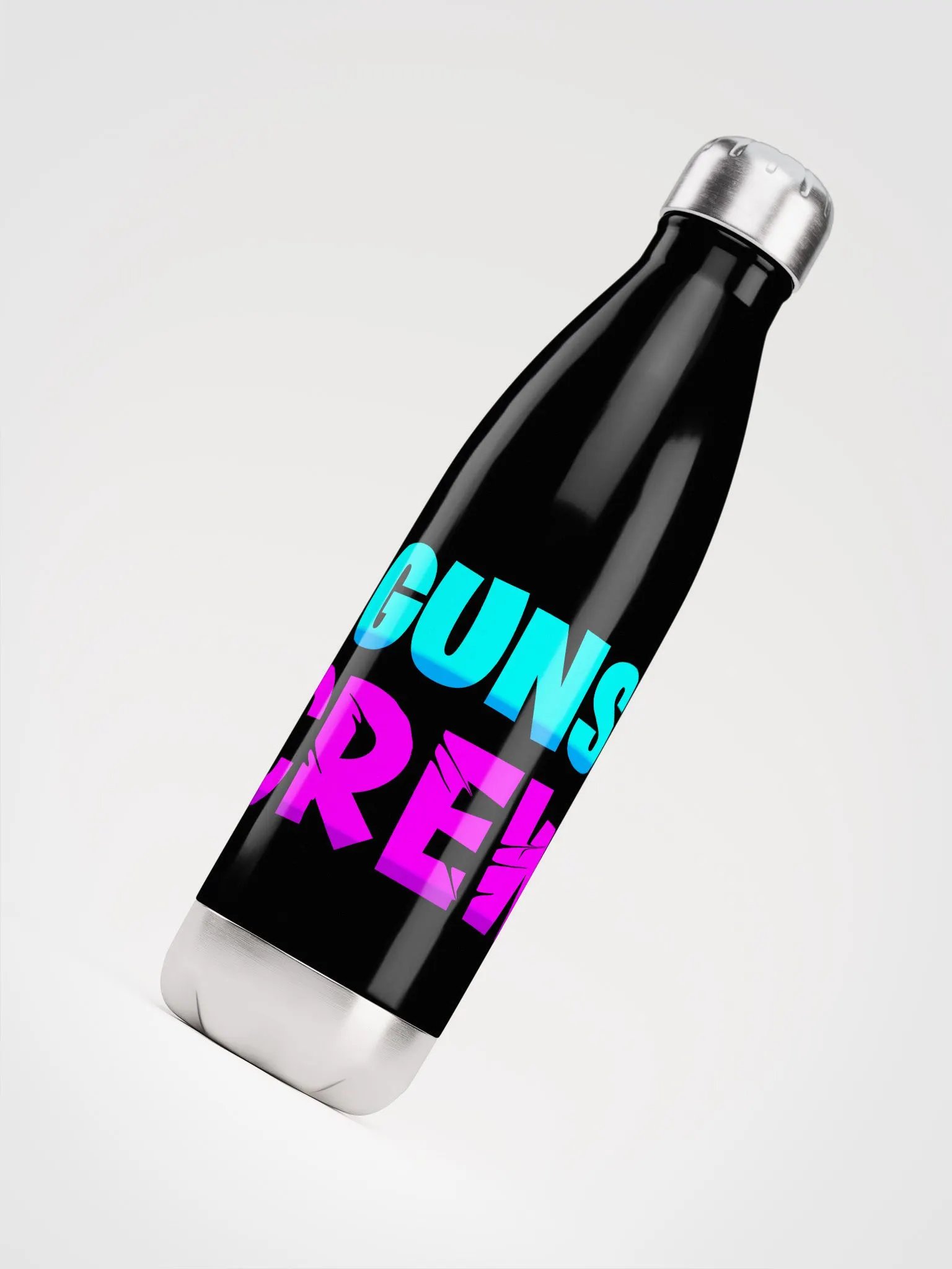 Stainless Steel GunsCrew Water Bottle product image (7)